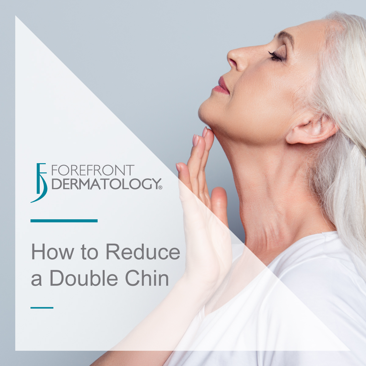 How To Get Rid Of A Double Chin Without Surgery Forefront Dermatology